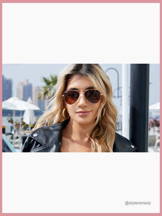 Classic Aviator Sunglasses Metal Frame Polarized Lens UV400 Protection main image 5